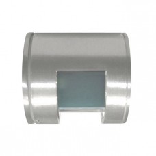 Φωτιστικό Κύλινδρος Μονής Κατεύθυνσης 1xG9 230V Αλουμινίου Σατινέ IP44 3-909866